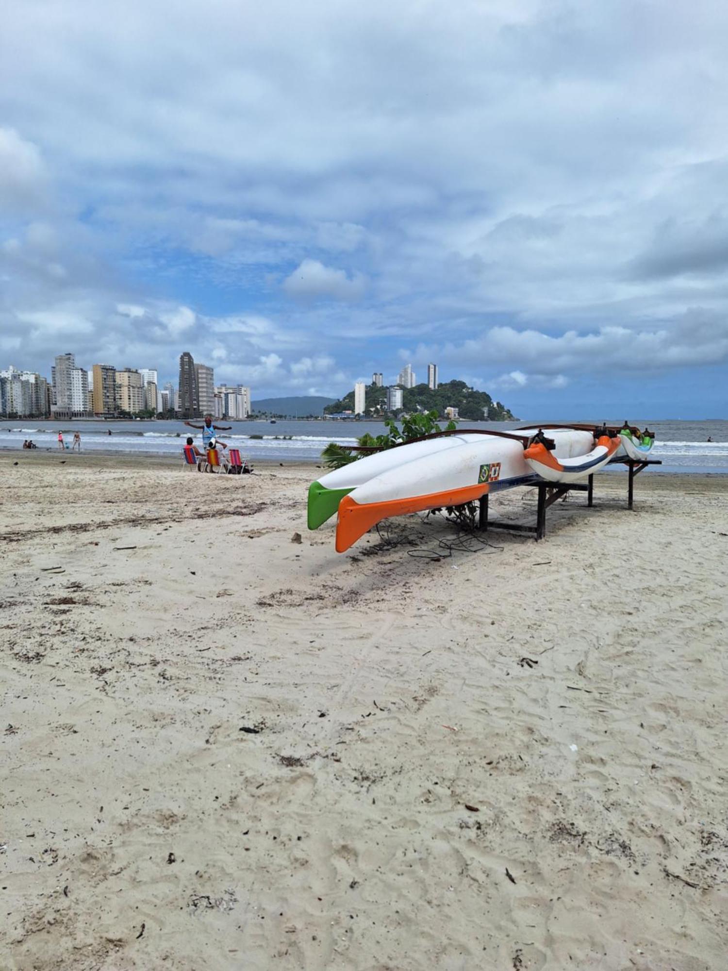 Pe Na Areia Gonzaguinha Sao Vicenteアパートメント エクステリア 写真